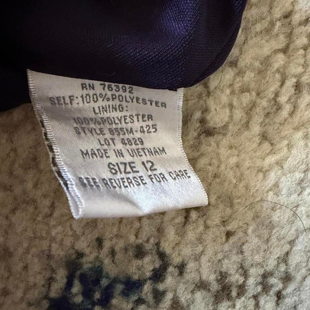 Olivia Matthews women’s navy floral dress Size 12 - Picture 5 of 8